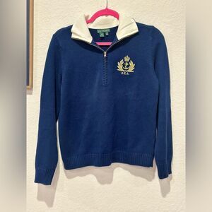EUC 🎊✨Rare piece 🔥 Ralph Lauren Sweater cobalt blue M